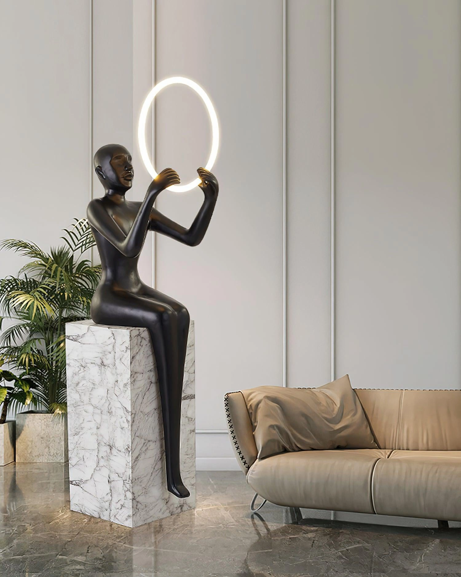 Elena Sculpture Floor Lamp