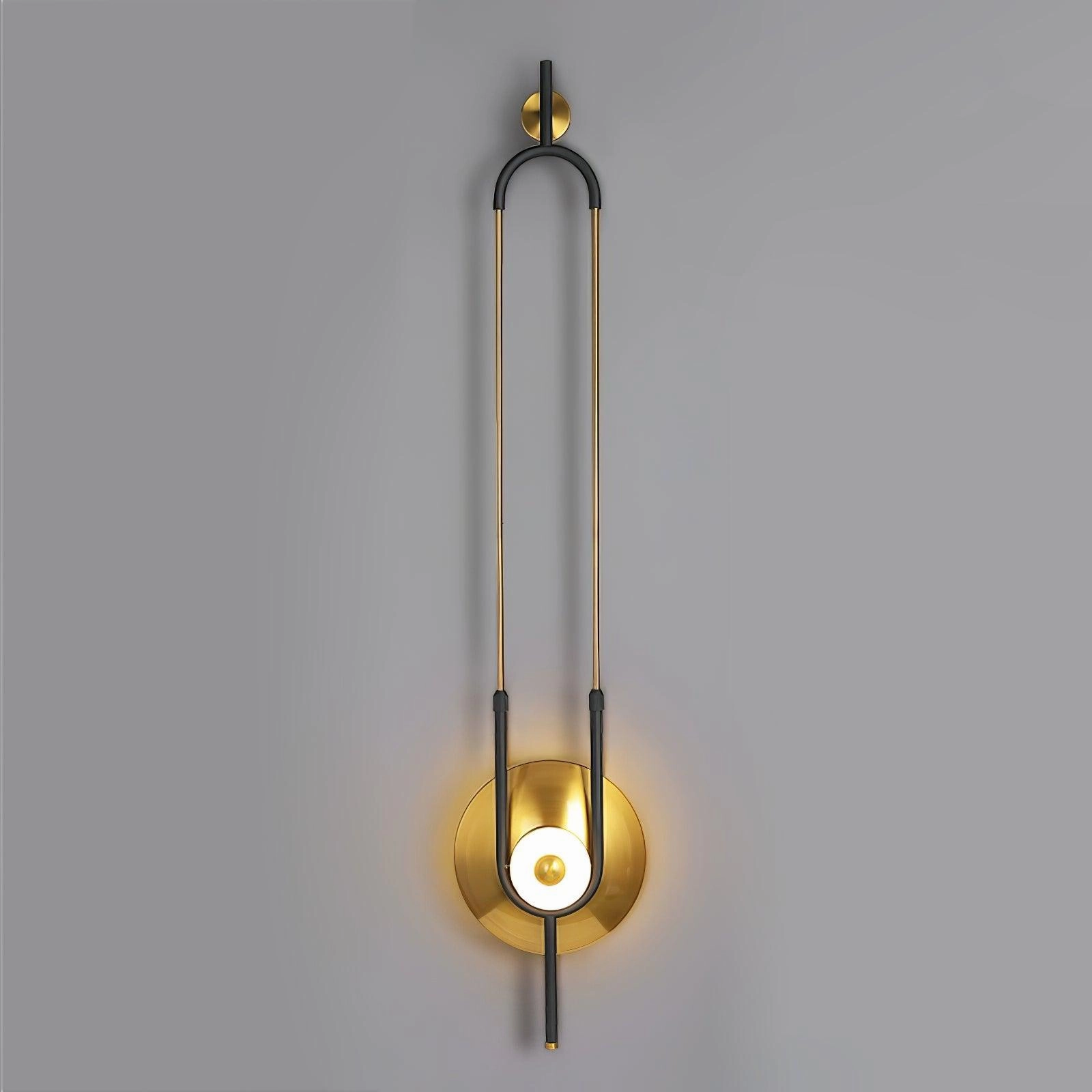 Ellipse Ring Marble Wall Light