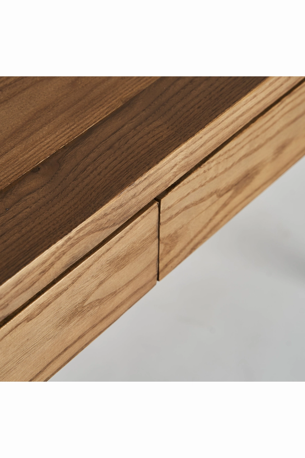 Elm Wood 2-Drawer Desk | Vical Home Nuapa