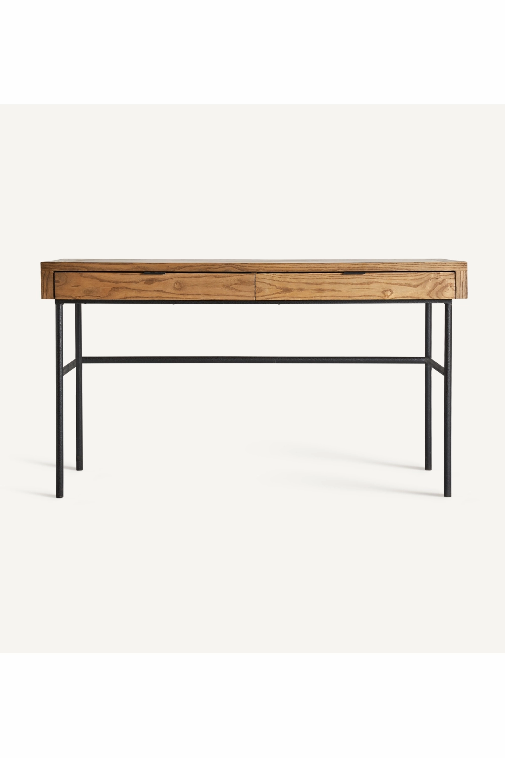 Elm Wood 2-Drawer Desk | Vical Home Nuapa desk,home desk,workstation