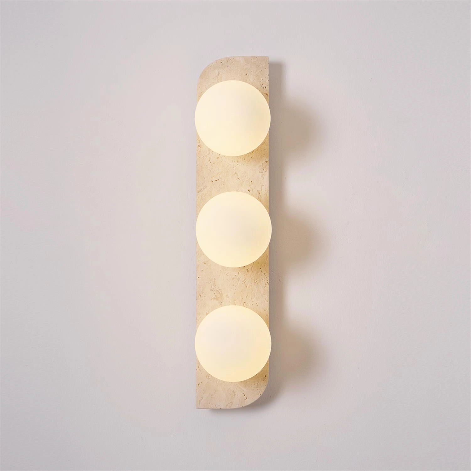 Elysian Travertine Wall Light