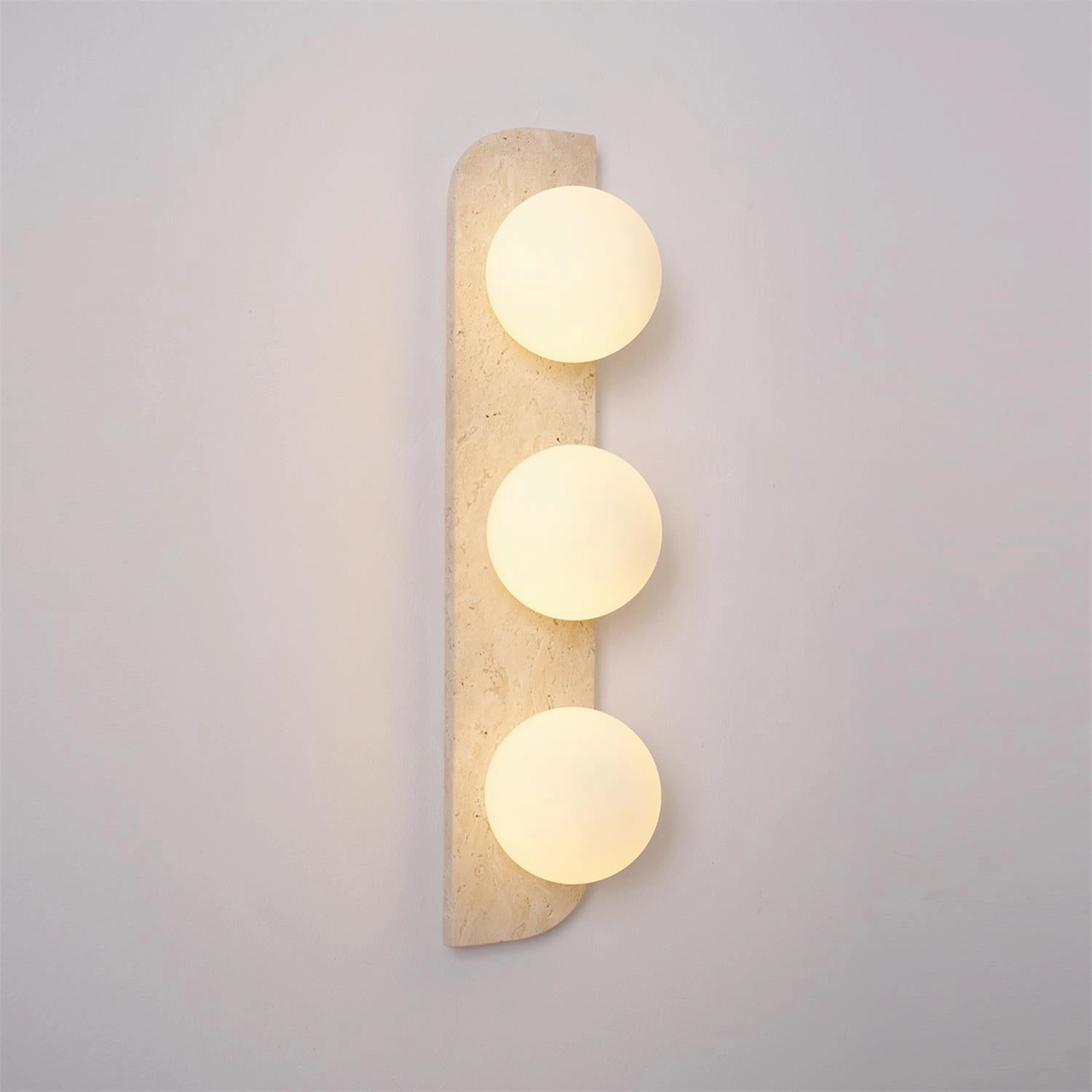 Elysian Travertine Wall Light