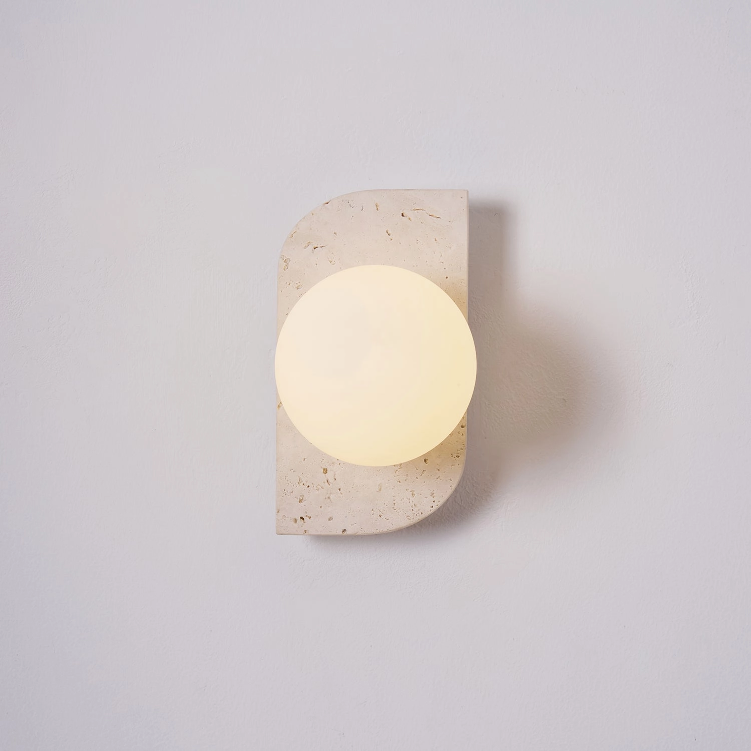 Elysian Travertine Wall Light
