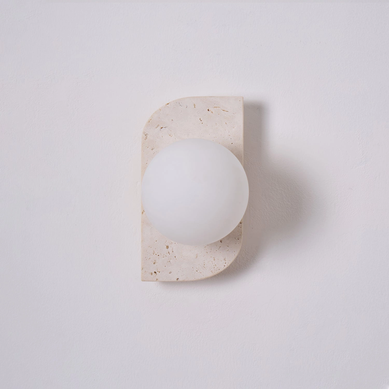 Elysian Travertine Wall Light