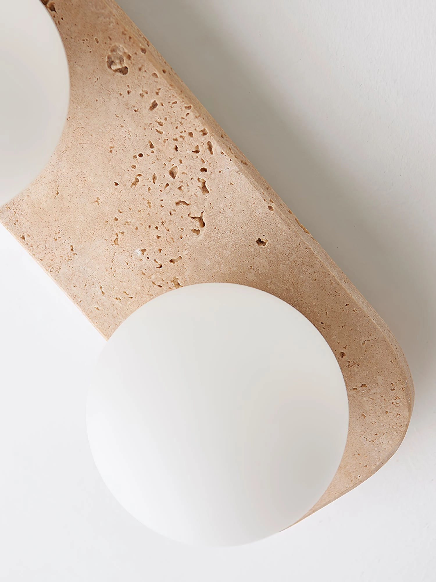 Elysian Travertine Wall Light