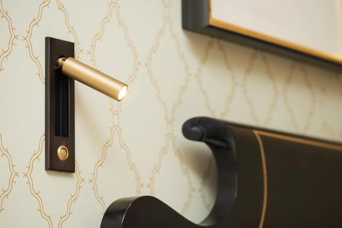 Embedded Bedside Plug-in Sconce