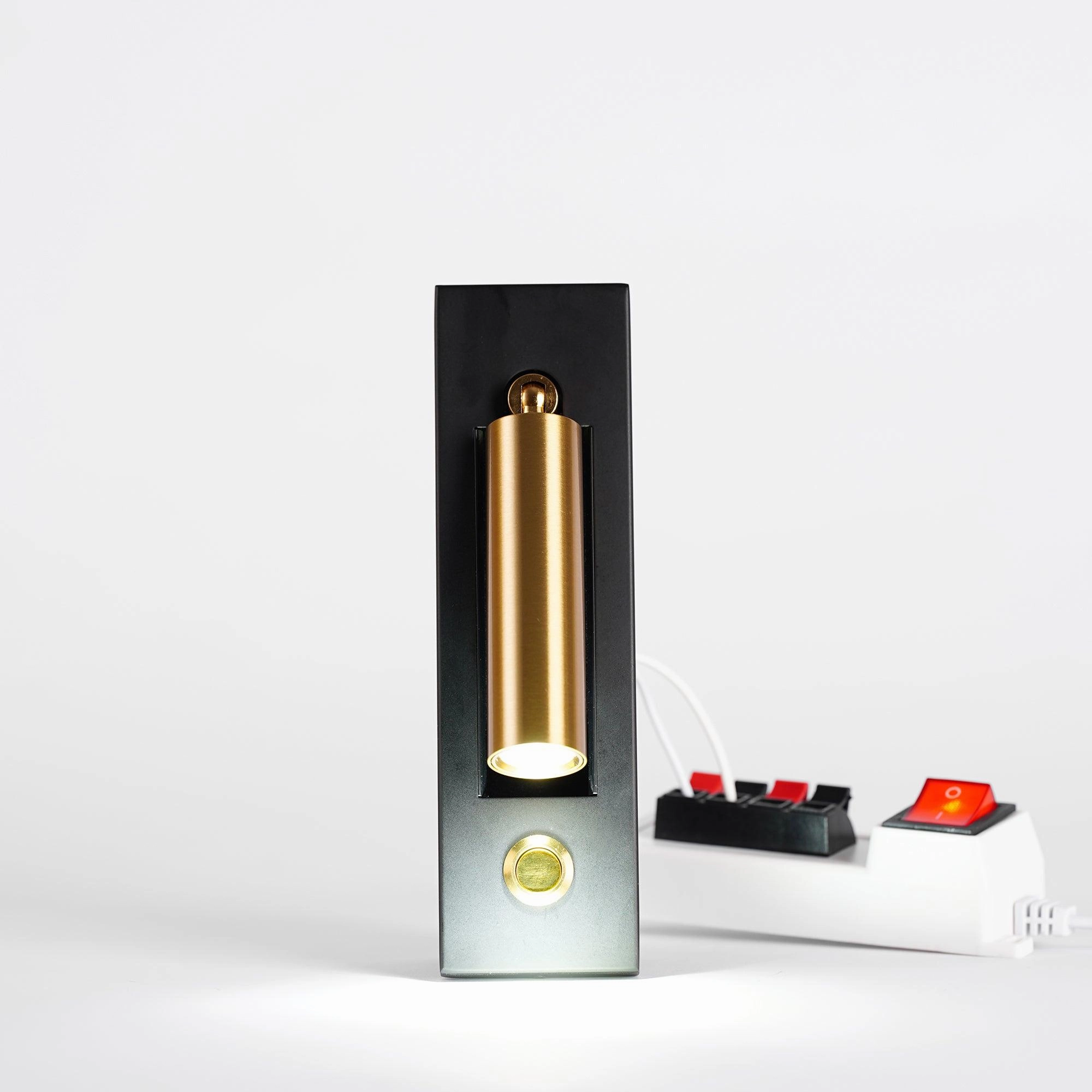 Embedded Bedside Plug-in Sconce