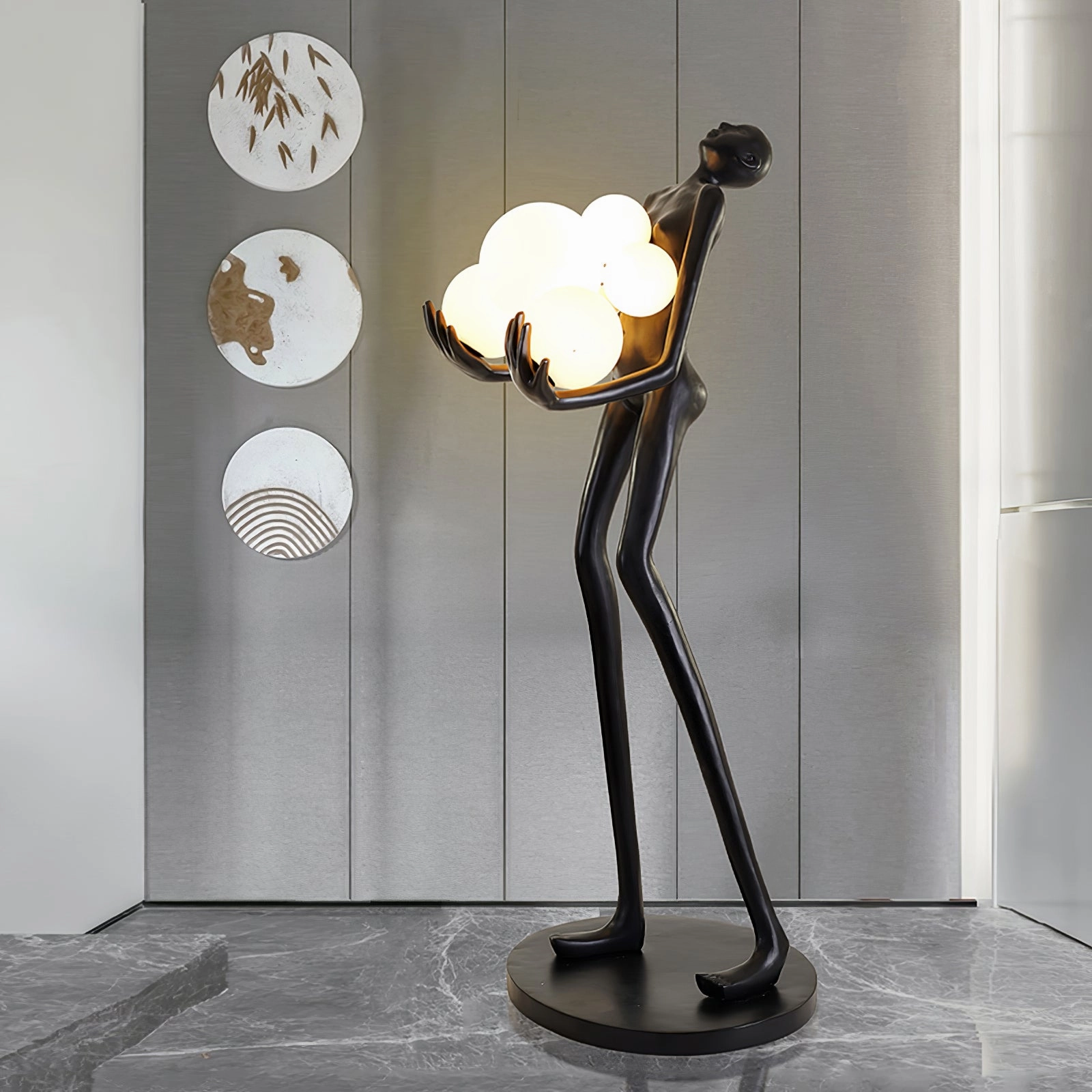 Embrace Sculpture Floor Lamp