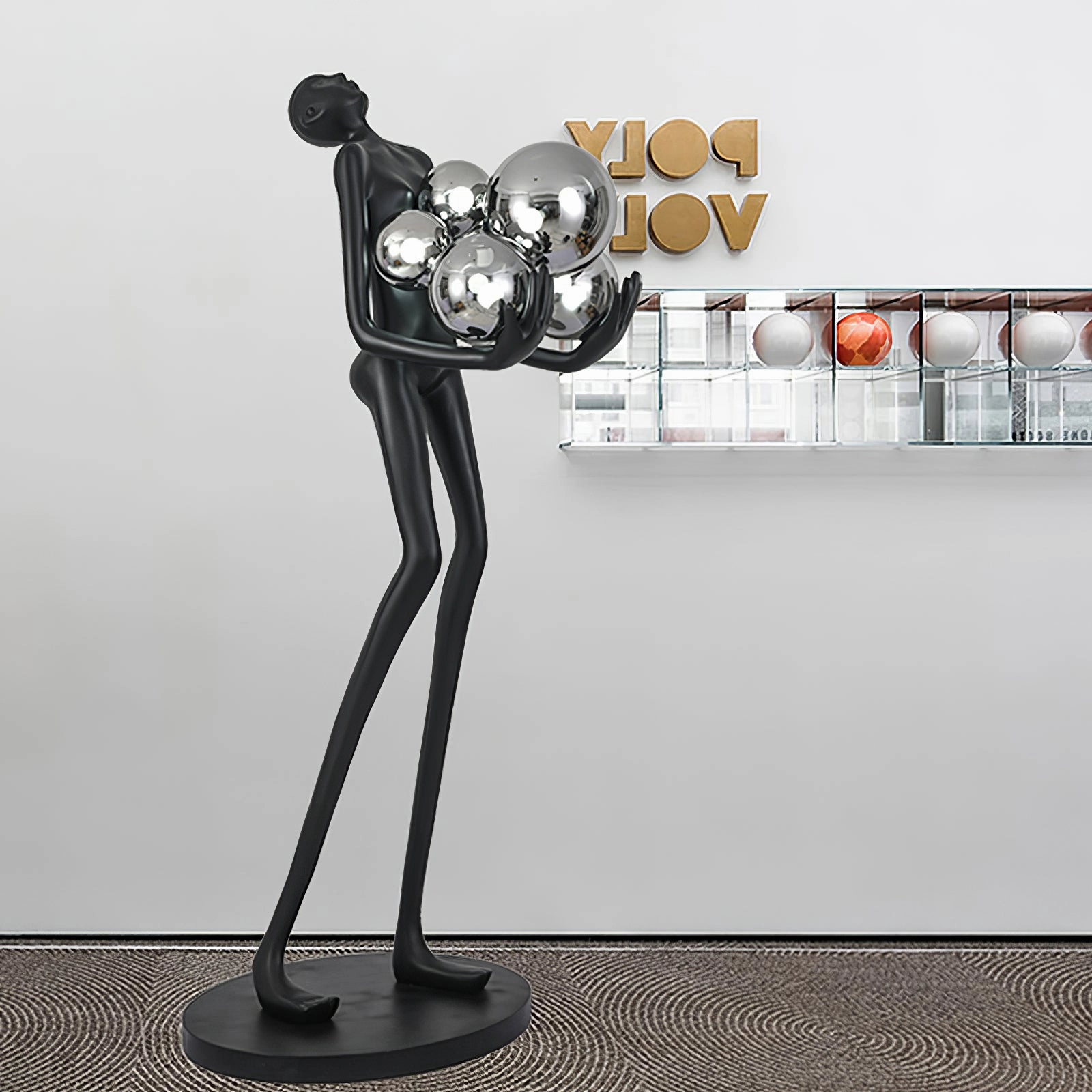 Embrace Sculpture Floor Lamp