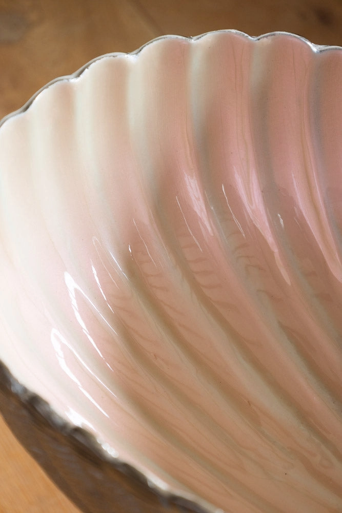 Enamel Metallic & Pale Pink Flamingo Wine Cooler