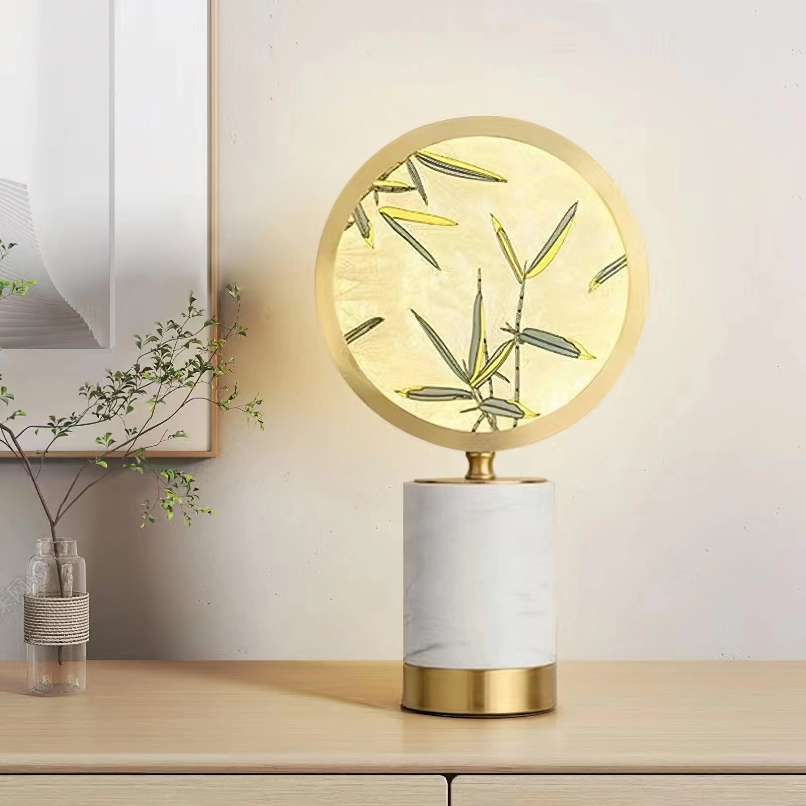 Enamel Table Lamp