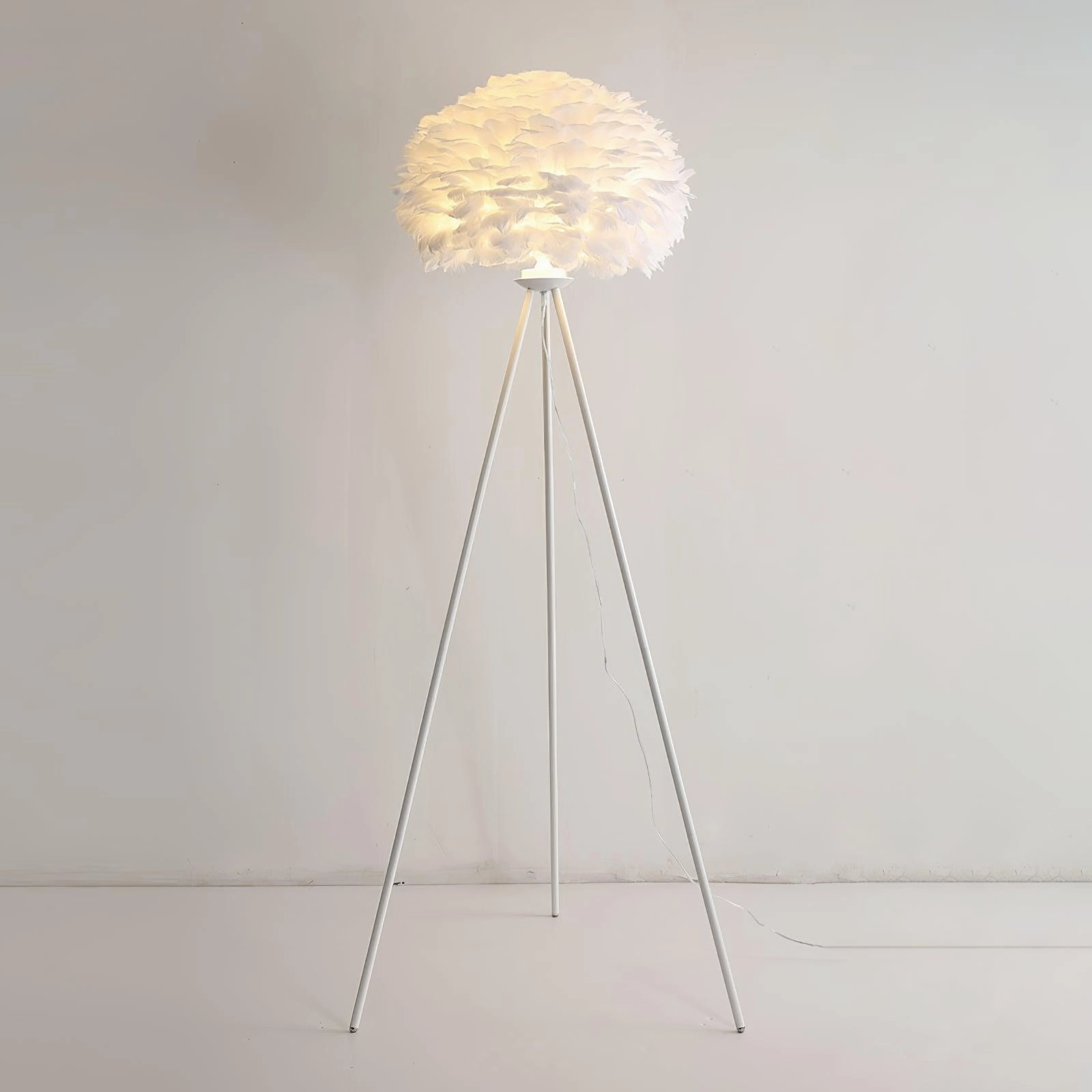 Eos Feather Floor Lamp