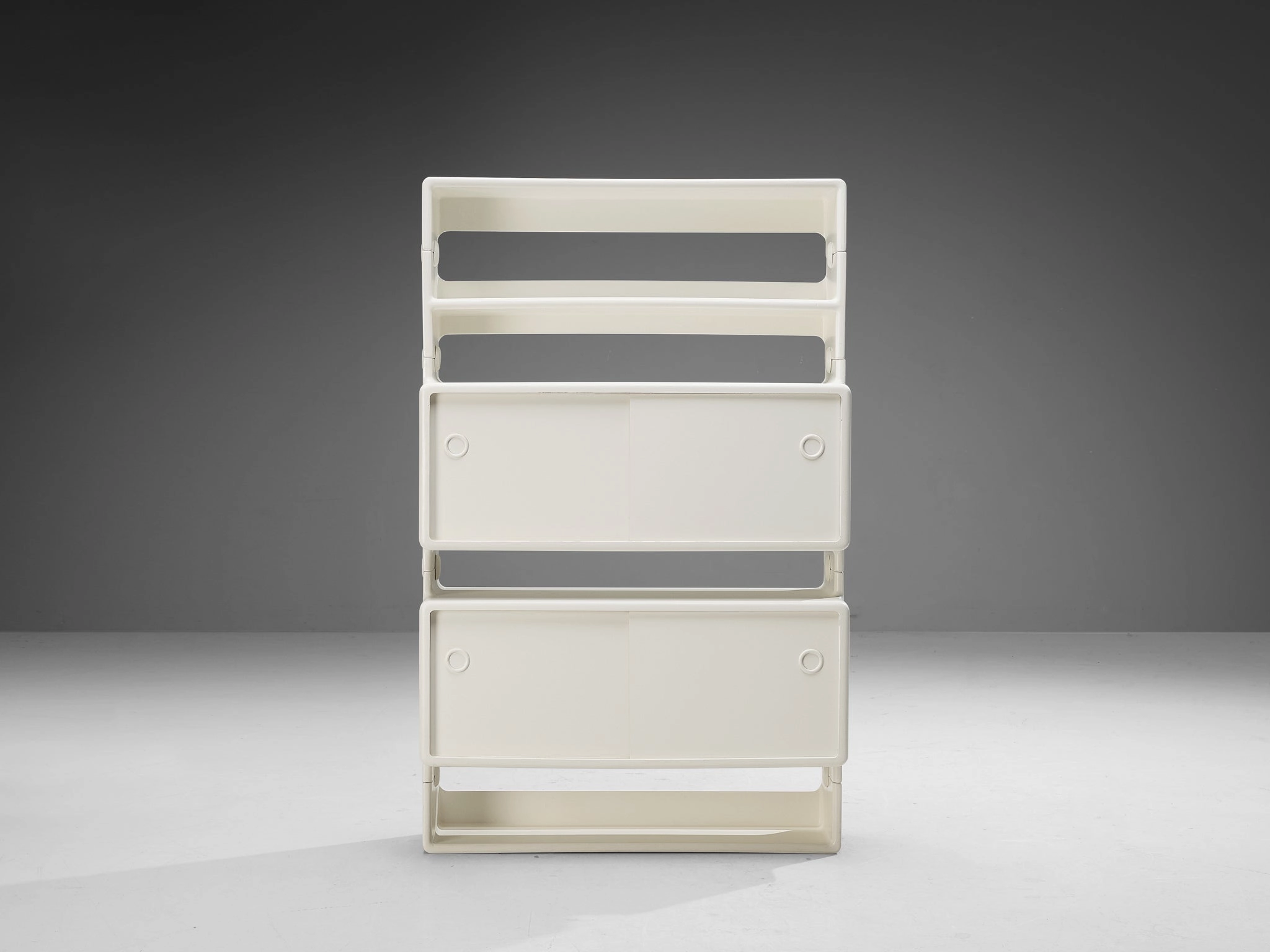 Ernest H. Igl for Wilhelm Werndl Cabinet in White Polyurethane