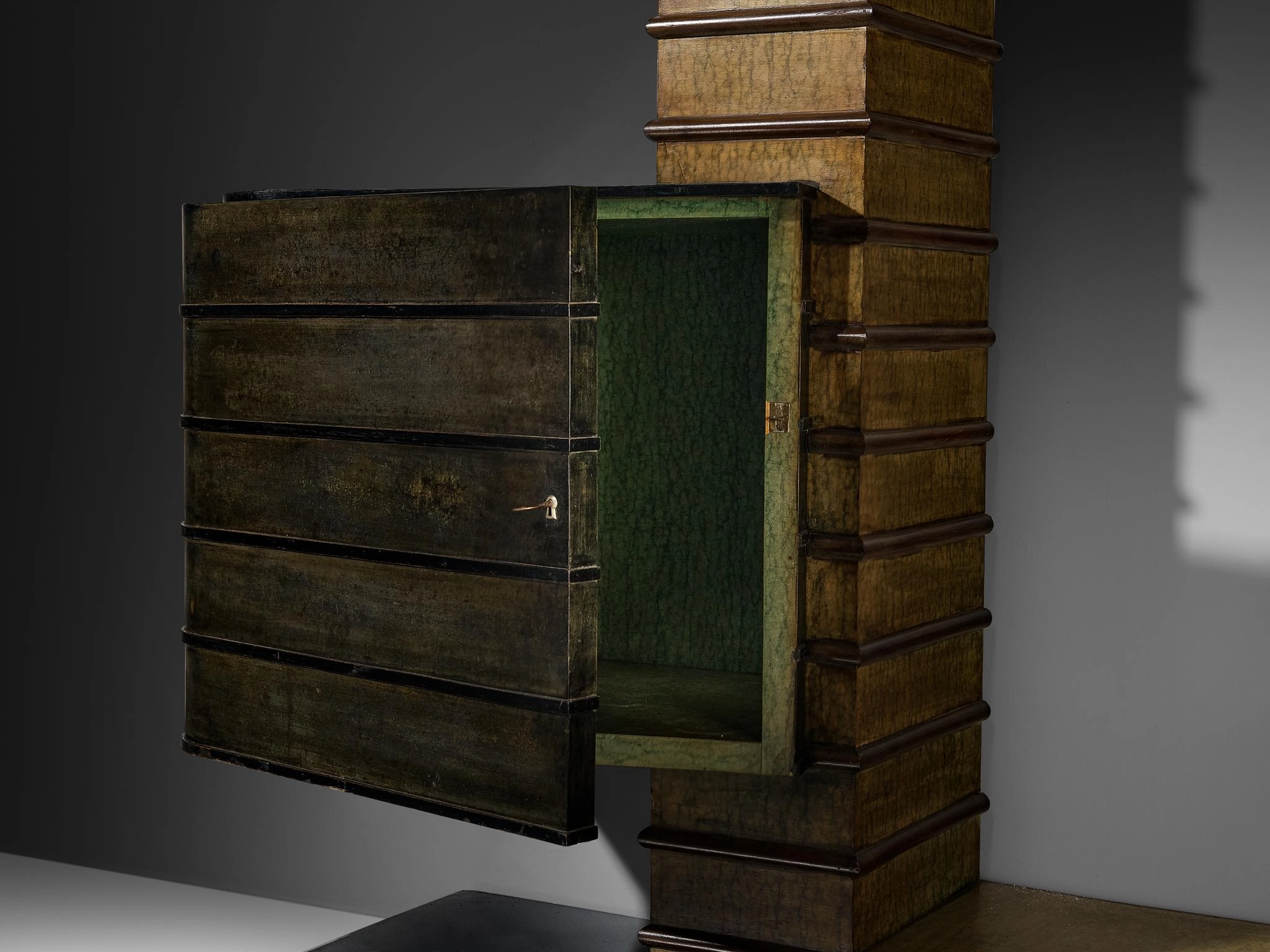 Ernesto Valabrega for Studio Vittorio Valabrega Rare Bar Cabinet