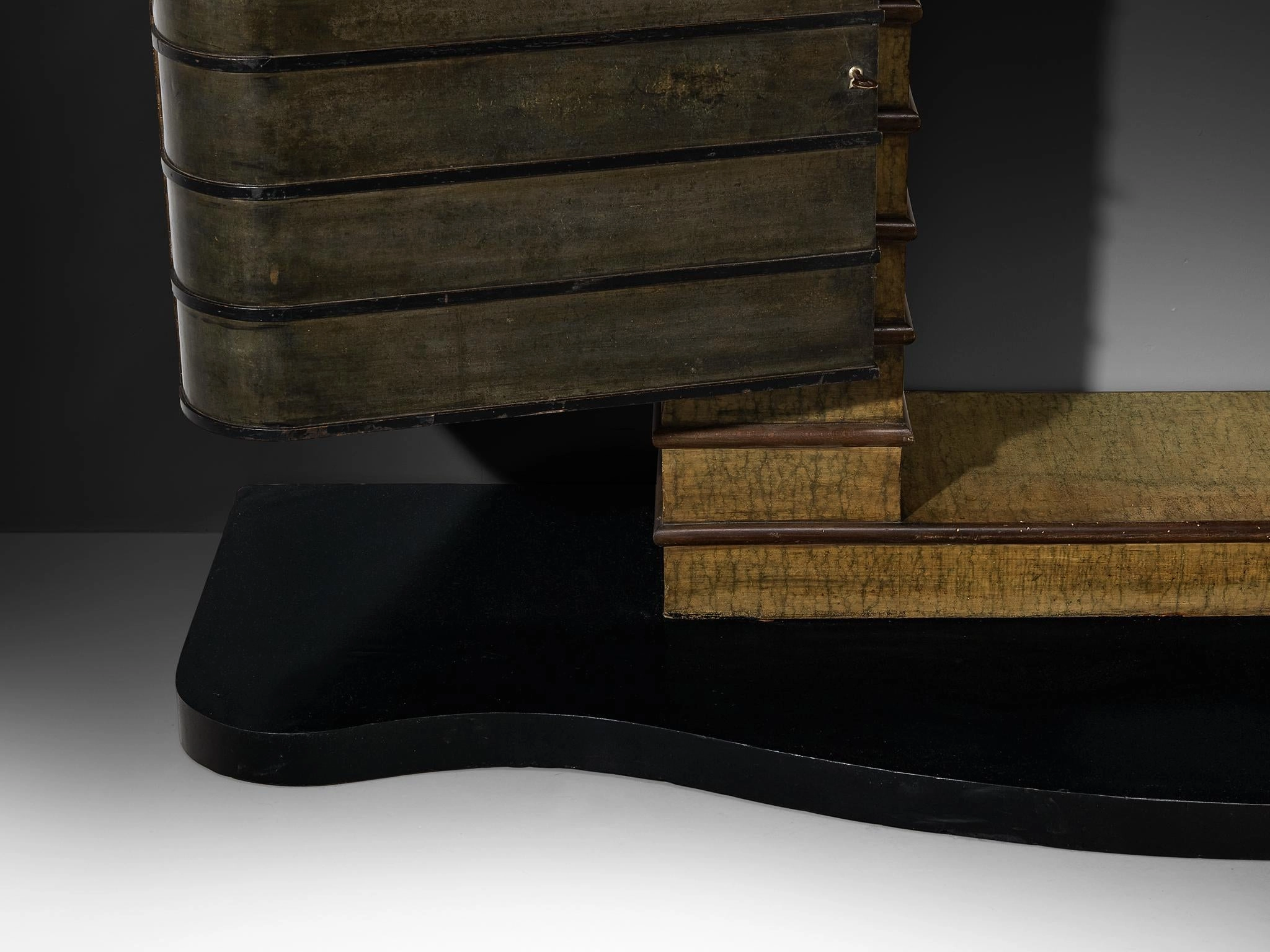 Ernesto Valabrega for Studio Vittorio Valabrega Rare Bar Cabinet