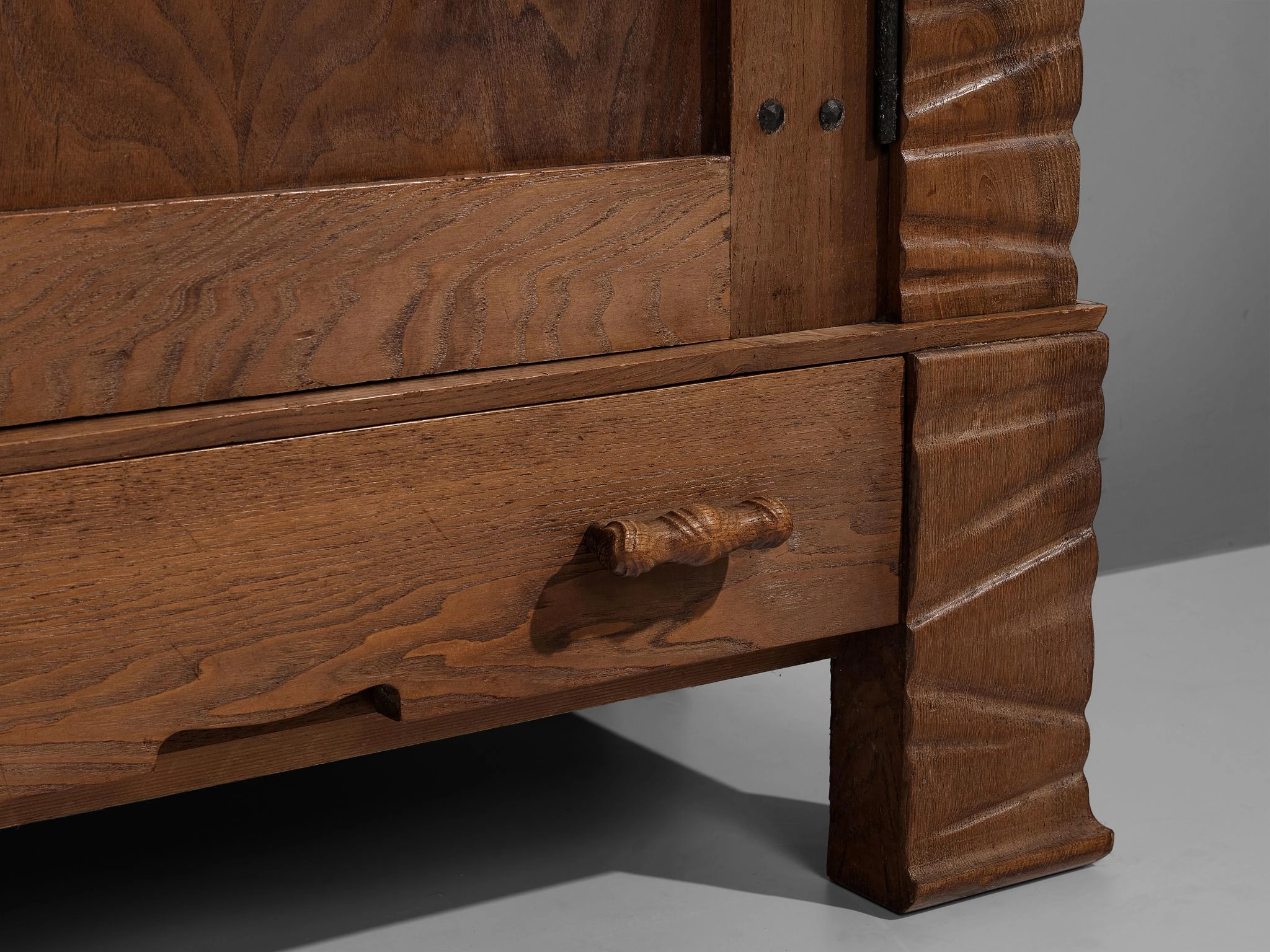 Ernesto Valabrega Large Highboard in Chestnut