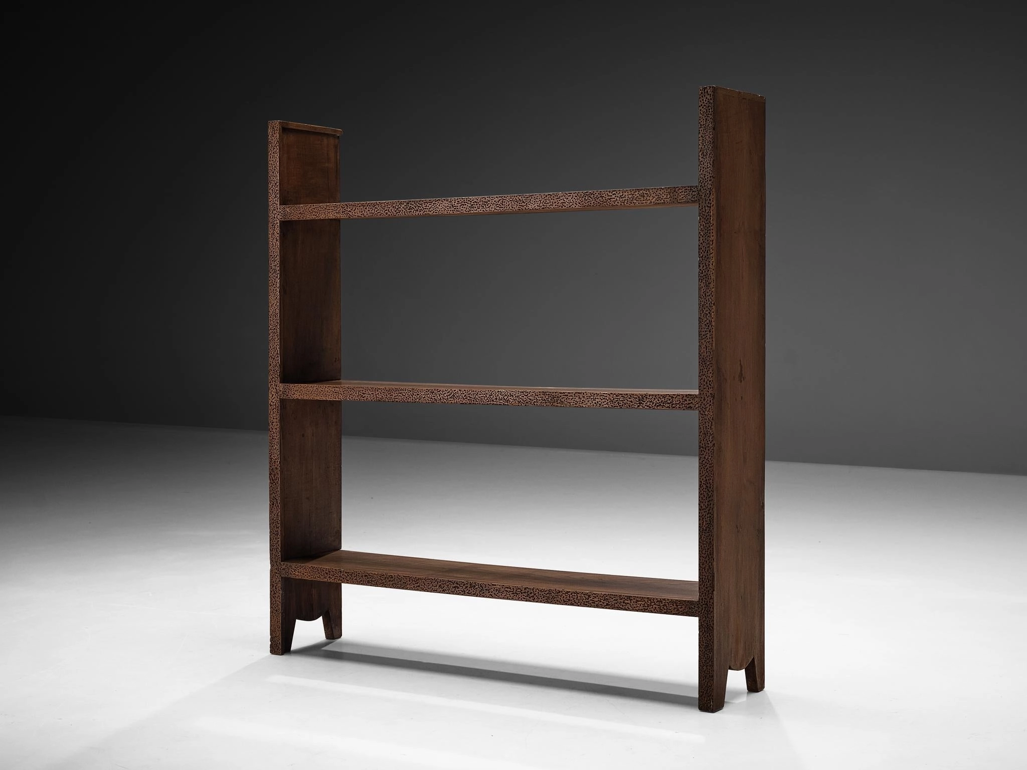 Ernesto Valabrega Small Bookcase in Oak storage cabinet,organizer,furniture storage