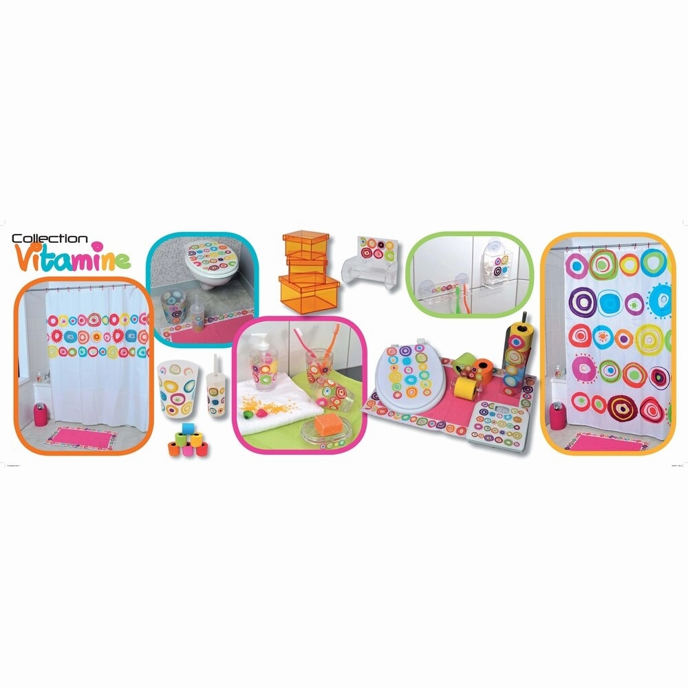 Evideco Clear Acrylic Toothbrush Toothpaste Holder Design Vitamine