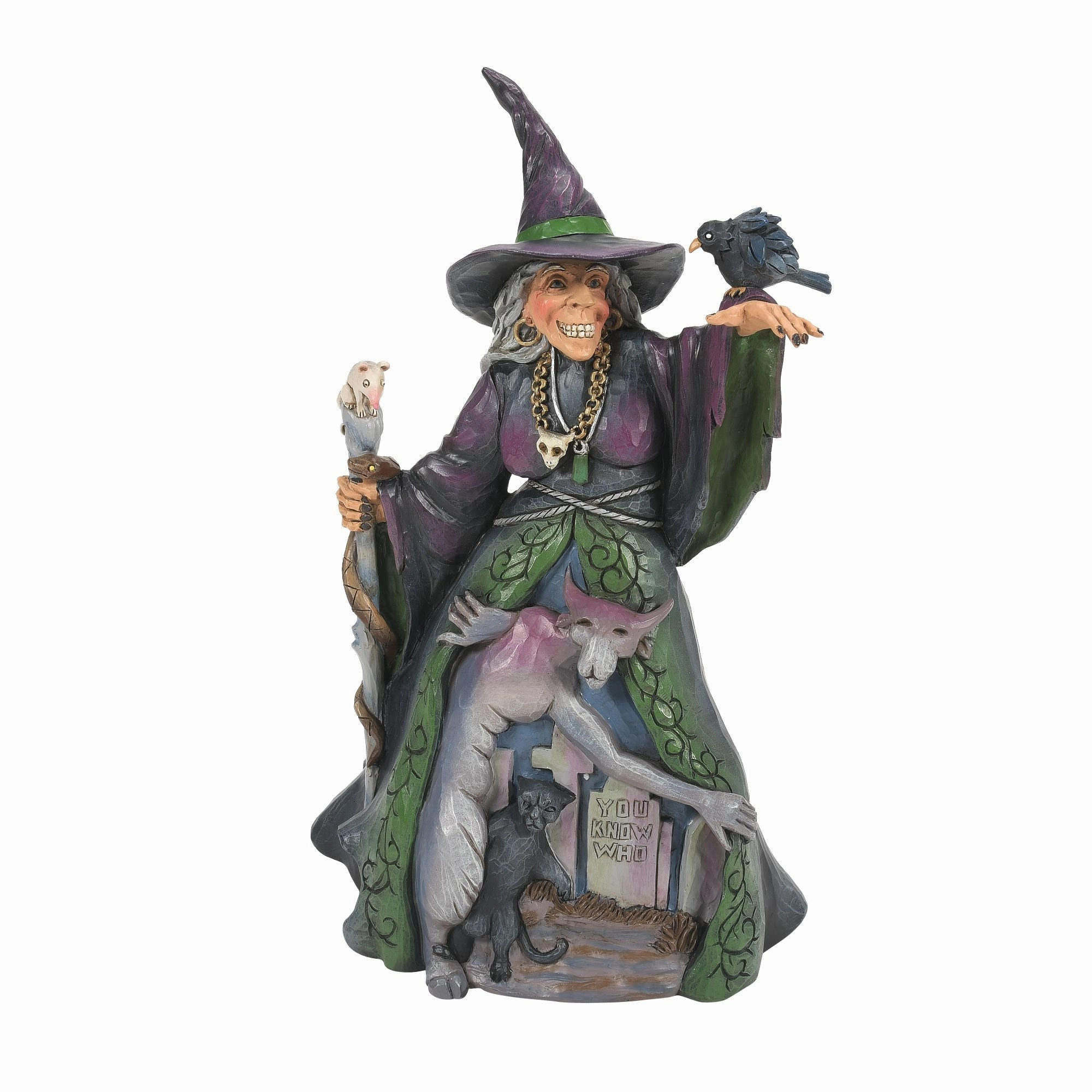 Evil Witch withGraveyard Fig figurines,decorative figurines,home accents