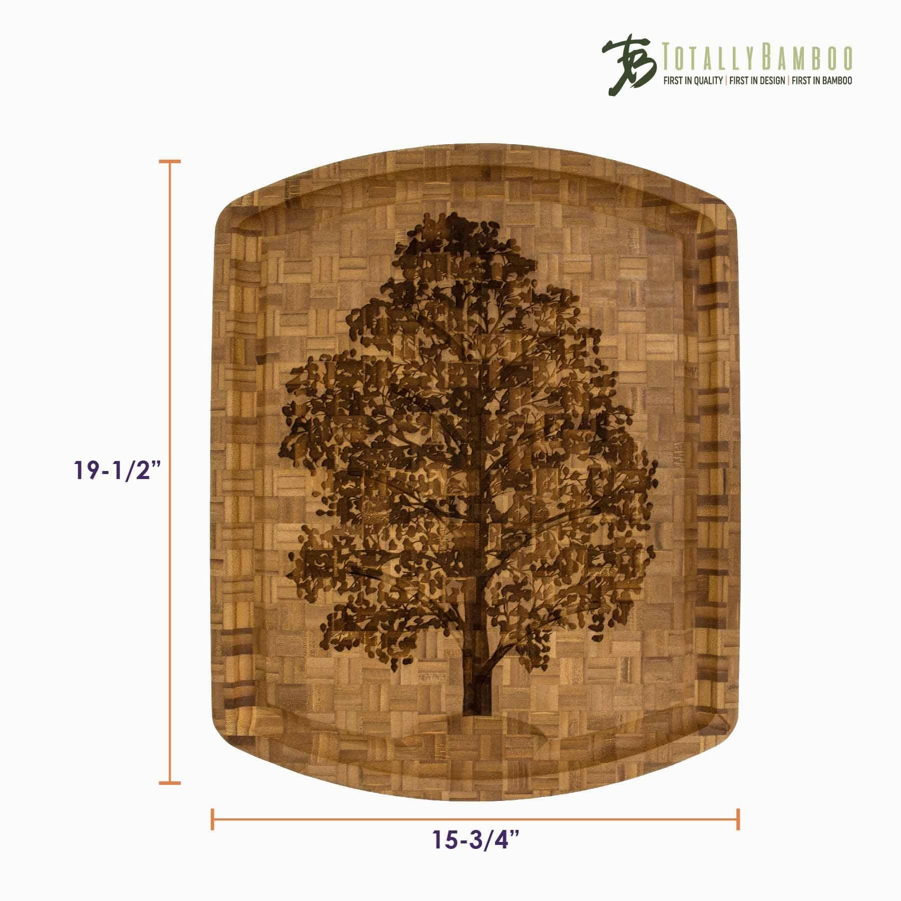 Family Tree Etched Carving Board, 19-1/2" x 15-3/4"