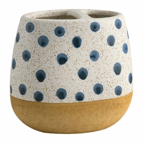 Farmhouse Dot Toothbrush Holder - Multi - Toothbrush Holder toothbrush holder,bathroom cup,bathroom organizer