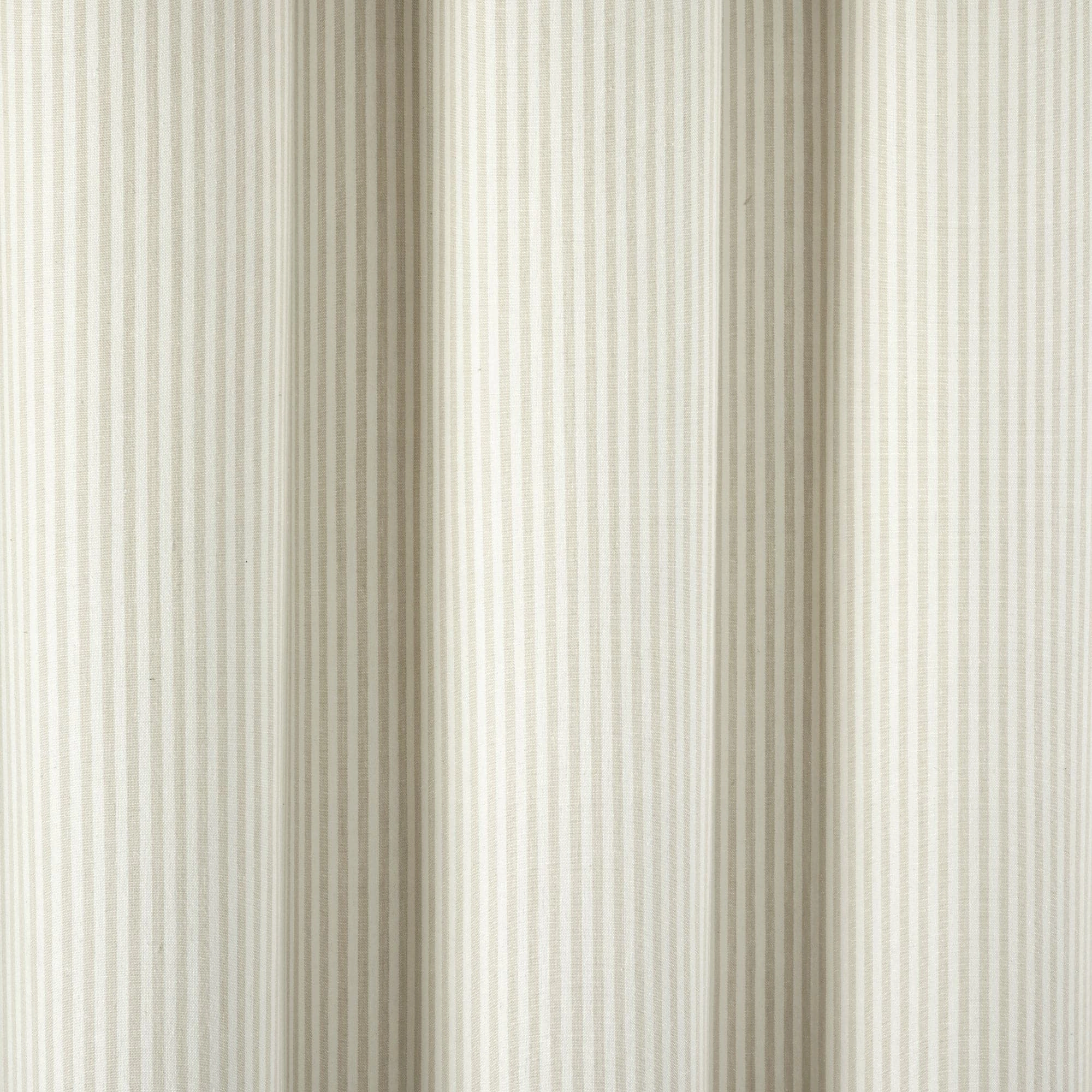 Farmhouse Vintage Stripe Yarn Dyed Recycled Cotton Blend Shower Curtain