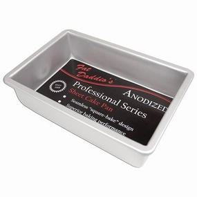 Fat Daddio's POB9132 Cake Pan, 9" x 13", Oblong, Anodized Aluminum baking tools,cake baking,kitchen gadgets