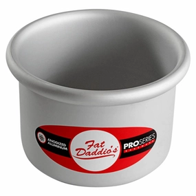 Fat Daddio's PRD-43 Round Cake Pan, 4" x 3" baking tools,cake baking,kitchen gadgets