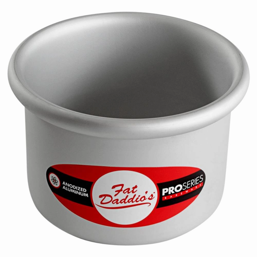 Fat Daddio's PRD-43 Round Cake Pan, 4" x 3" baking tools,cake baking,kitchen gadgets