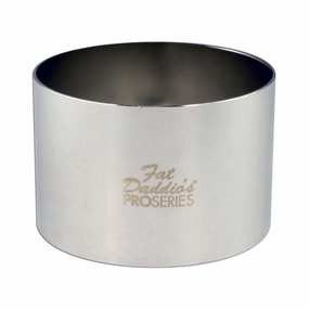 Fat Daddio's SSRD-3020 Round Pastry Baking Ring, 3" x 2" baking tools,cake baking,kitchen gadgets