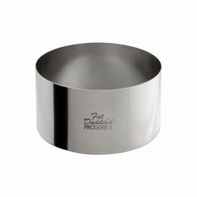 Fat Daddio's SSRD-3030 Baking Ring, 3" Dia. x 3" Height, Stainless Steel baking tools,cake baking,kitchen gadgets