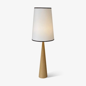 Faux Wood Conical Floor Lamp floor lamp,standing lamp,interior lighting