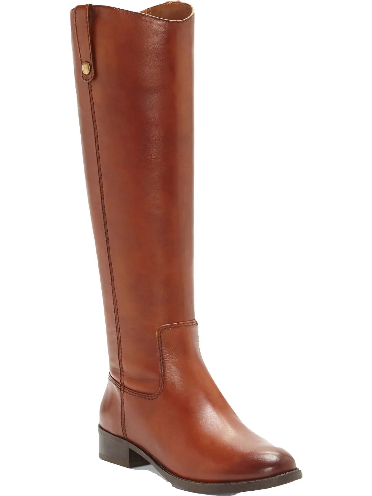 Fawne Womens Leather Knee-High Riding Boots ecco Shoes