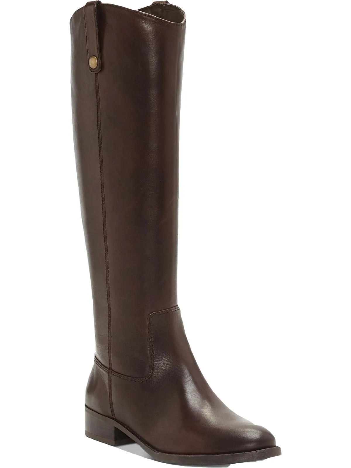 Fawne Womens Leather Knee-High Riding Boots ecco Shoes