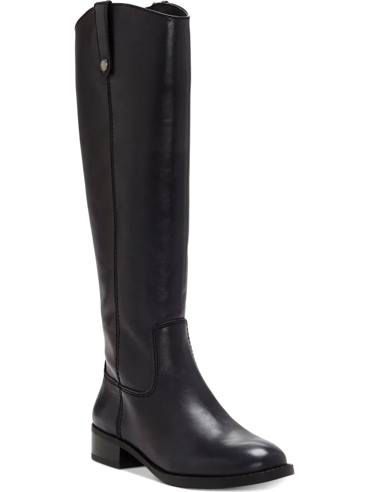 Fawne Womens Leather Knee-High Riding Boots ecco Shoes