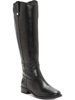 Fawne Womens Leather Knee-High Riding Boots ecco Shoes