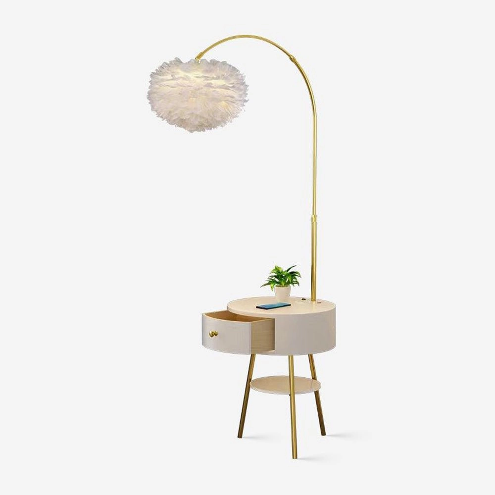 Feather Drawer Floor Lamp floor lamp,standing lamp,interior lighting