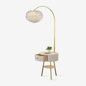Feather Drawer Floor Lamp floor lamp,standing lamp,interior lighting
