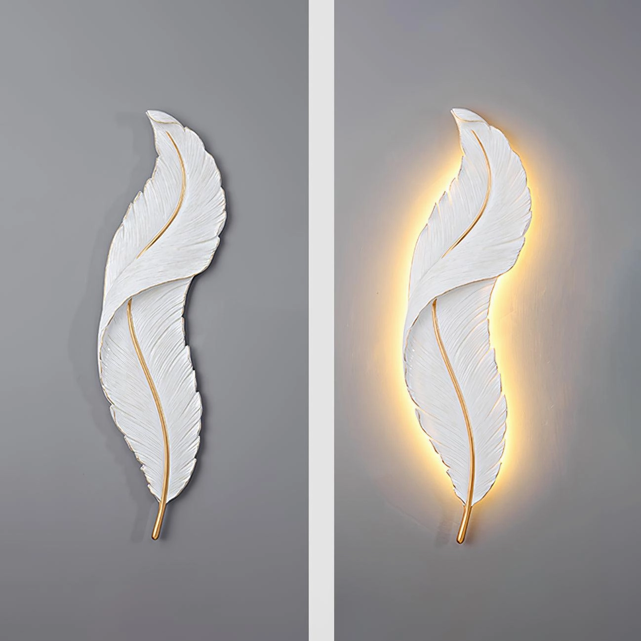 Feather Wall Lamp