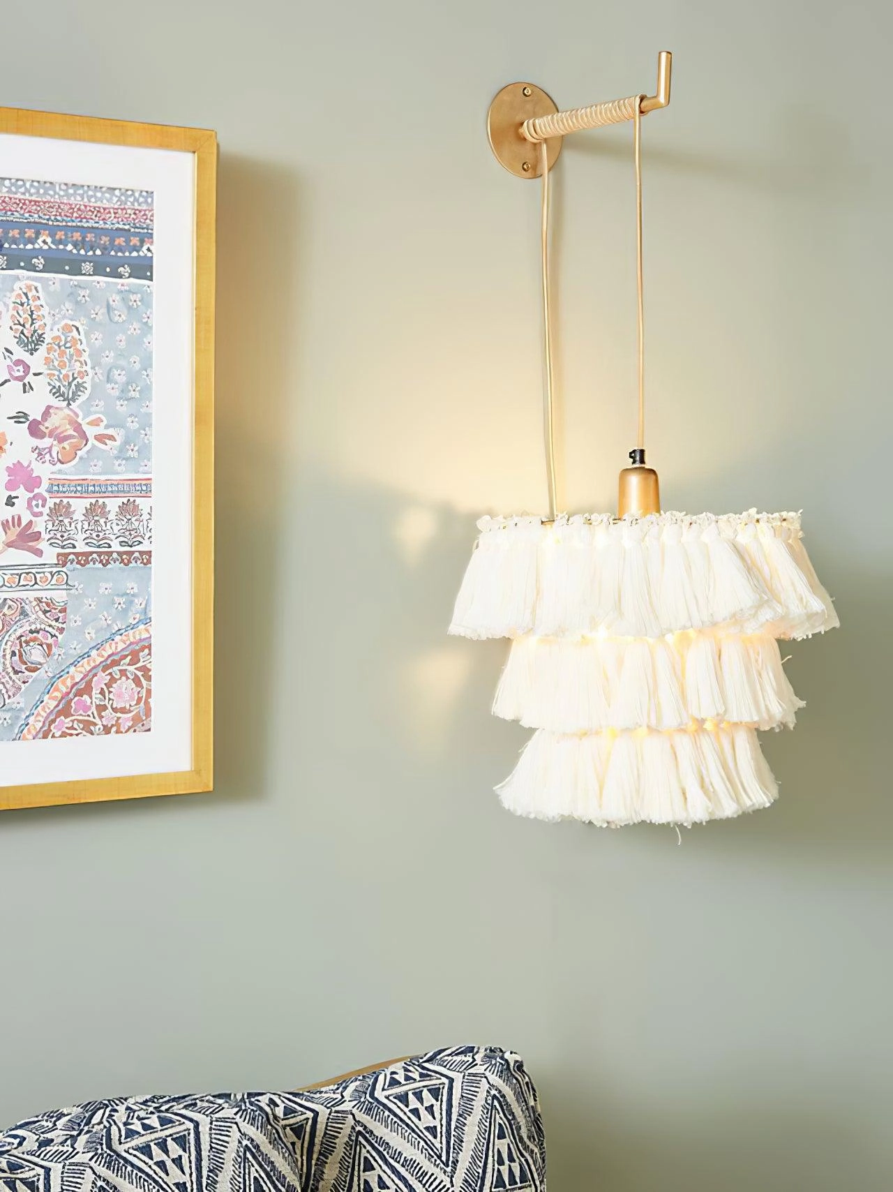 Fela Tassel Wall Lamp