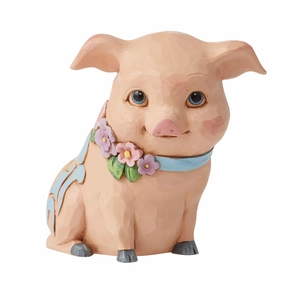 Fig Pig Mini figurines,decorative figurines,home accents