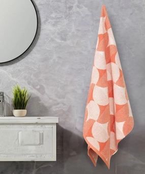 Finesse Fashion Bath Towel, 600 GSM, Cotton Rich, Muted Clay bath towels,soft towels,bathroom textiles