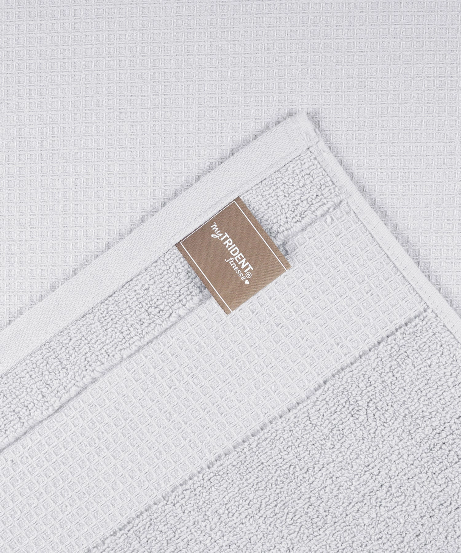 Finesse Fashion Waffle Towel , 600 Gsm, Cotton Rich, Bath Towel, High Rise