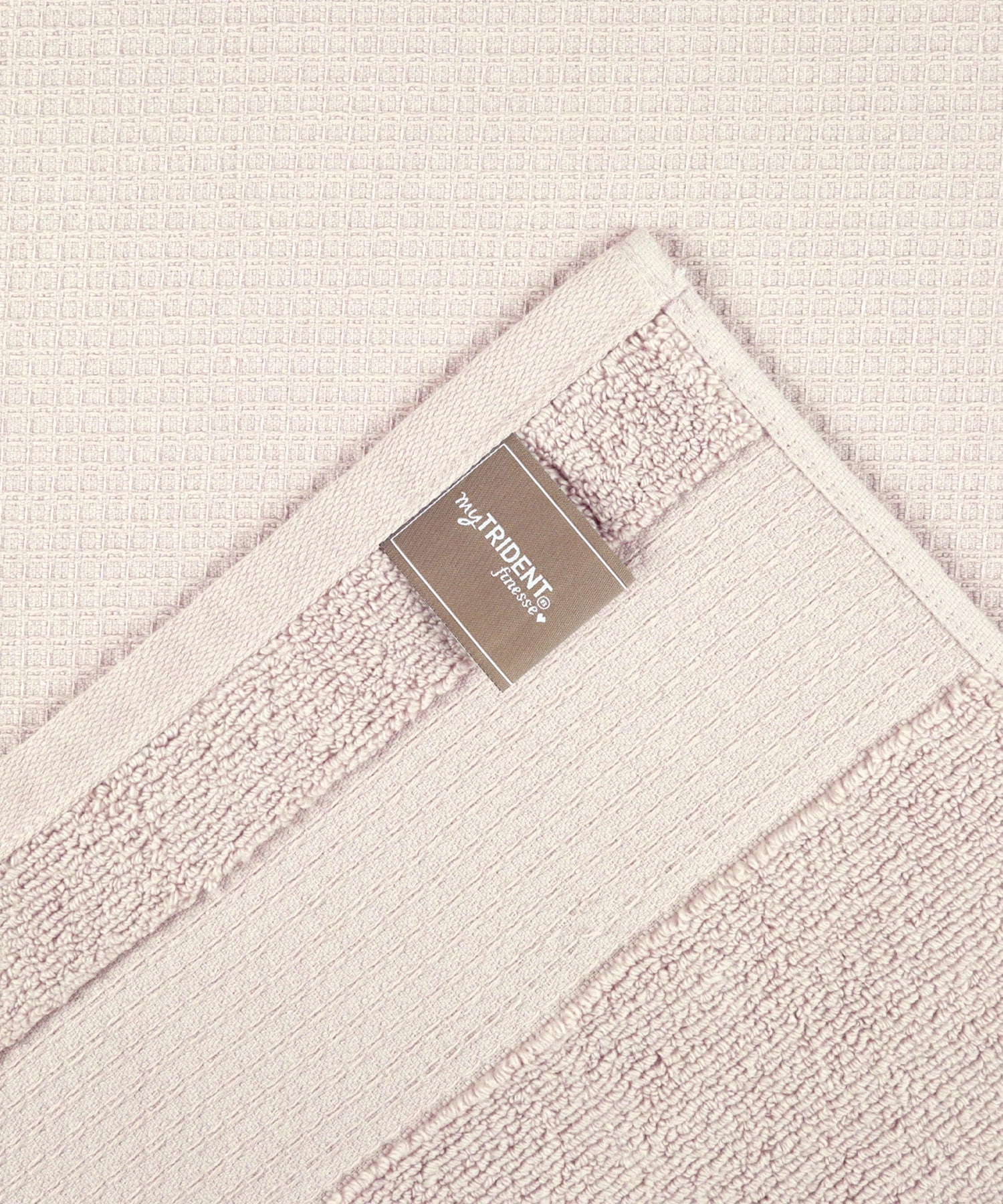 Finesse Fashion Waffle Towel , 600 Gsm, Cotton Rich, Bath Towel, Peyote
