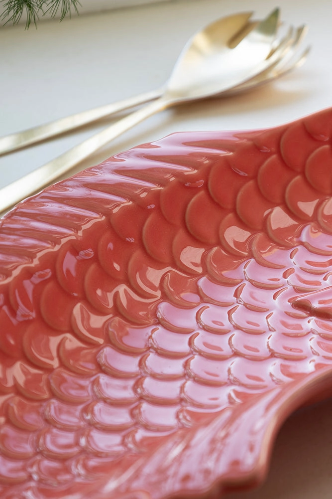 Fish-Shaped Ceramic Serving Dish