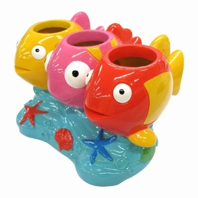 Fish Tails Toothbrush Holder toothbrush holder,bathroom cup,bathroom organizer