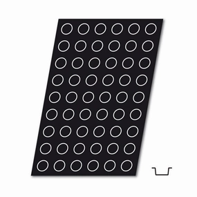 Flexipan FLX01129 Petits Fours Mold, Sheet of 54, 1-9/16" baking tools,cake baking,kitchen gadgets