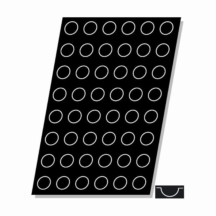 Flexipan FLX01489 Half Sphere Mold, Sheet of 48, 1-11/16" baking tools,cake baking,kitchen gadgets