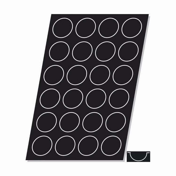Flexipan FLX01593 Half Sphere Mold, Sheet of 24, 3-1/8" baking tools,cake baking,kitchen gadgets