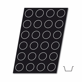 Flexipan FLX03051 Muffins Mold, Sheet of 24, 2-3/4" baking tools,cake baking,kitchen gadgets
